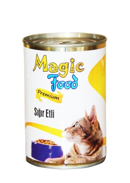 Magic Food Premium Sığır Etli Kedi Konservesi 415 gr