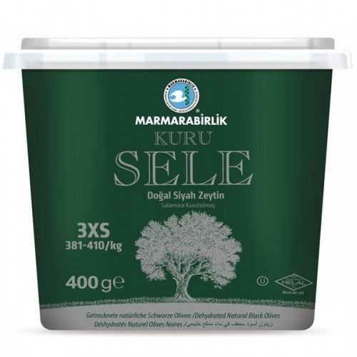 Marmarabirlik Kuru Sele Zeytin 3XS Boy 400 gr