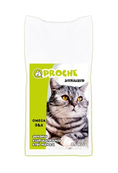 Proche Somonlu Kısırtaştırılmış Kedi Maması 15 kg