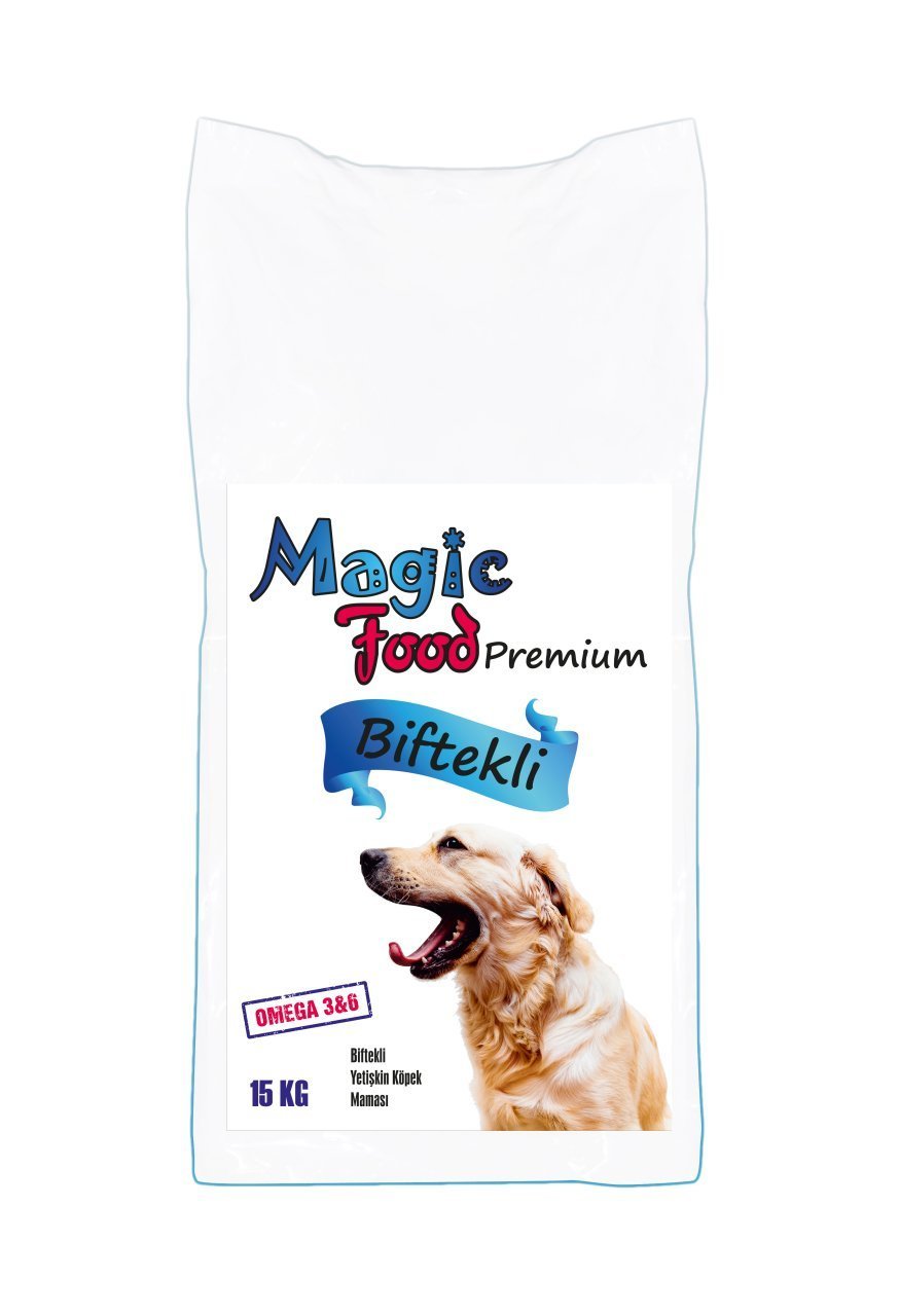 Magic Food Premium Yetişkin Köpek Maması Biftekli 15 kg