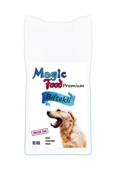 Magic Food Premium Yetişkin Köpek Maması Biftekli 15 kg