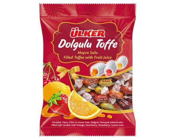 Ülker Dolgulu Toffe Meyve Sulu Şekerleme 350 gr