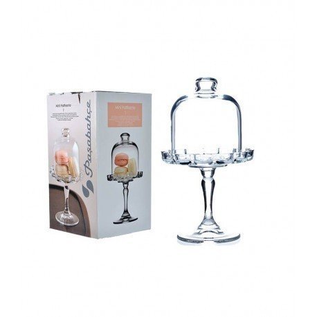Paşabahçe 96457 Mini Pattiserie Ayaklı Servis Servis Tabağı ve Kapağı
