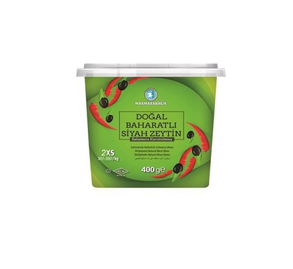 Marmarabirlik 2XS Salamura Yağlı Baharatlı Zeytin 400 gr