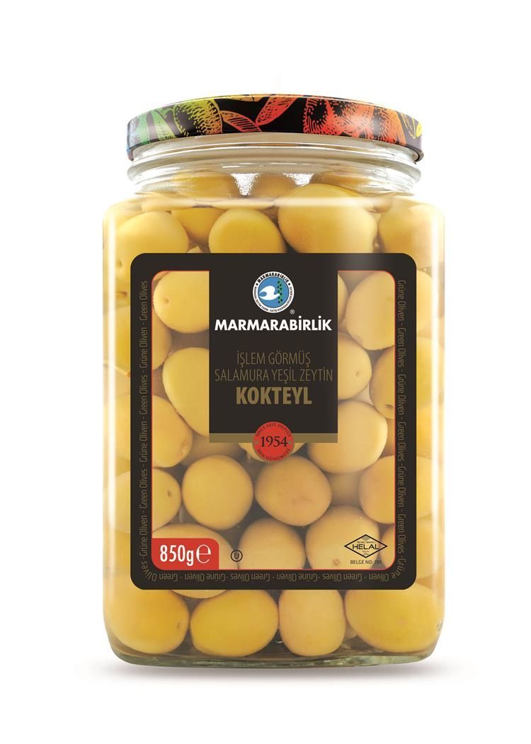 Marmarabirlik 4XL Kokteyl Cam Zeytin 850 gr