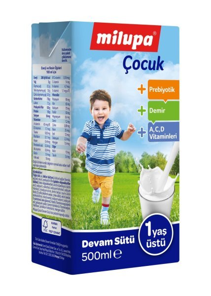Milupa Çocuk Tetra Sıvı Devam Sütü 500 ml