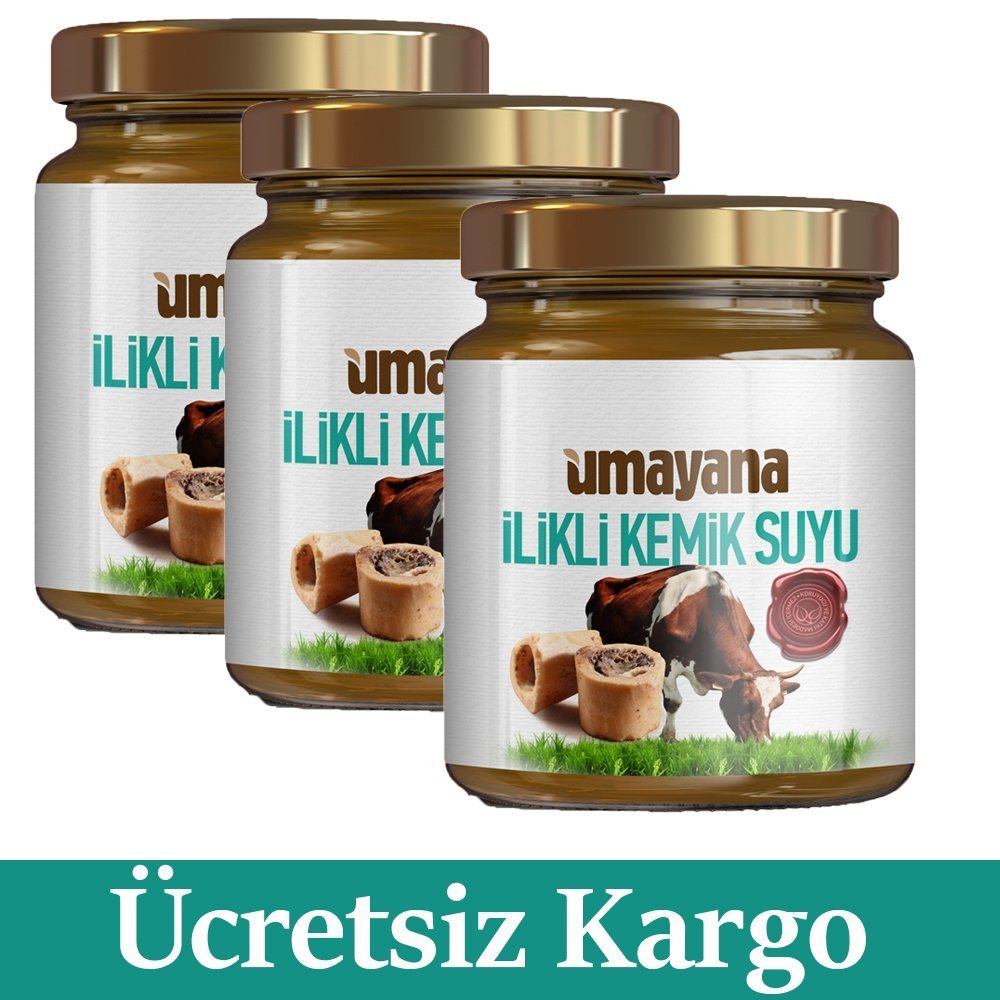 Umayana İlikli Kemik Suyu 400 ml x 3 Adet