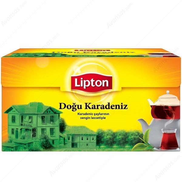 Lipton Doğu Karadeniz Bergamot Aromalı Demlik Siyah Çay 100 Adet