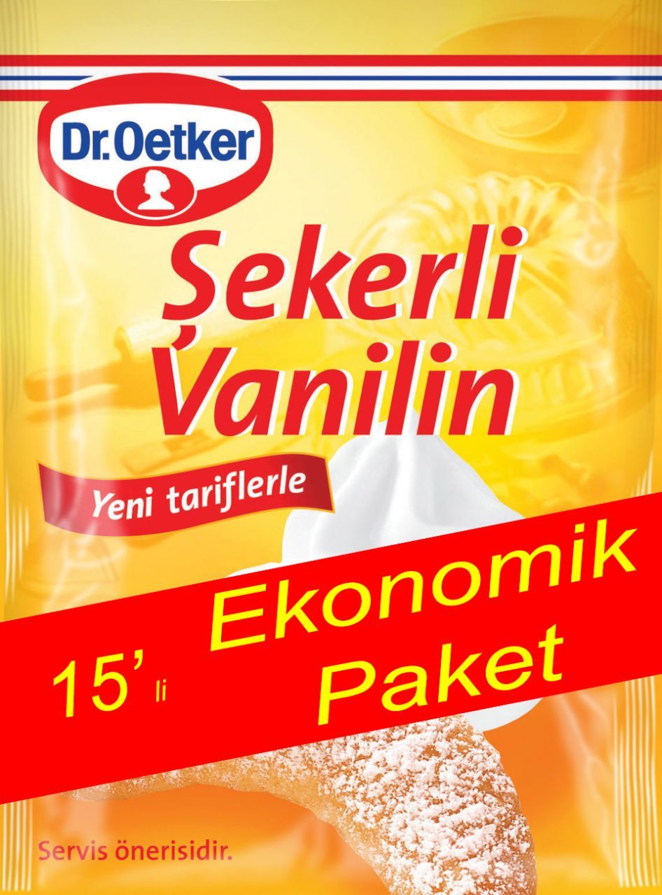 Dr.Oetker Şekerli Vanilin 15 Adet