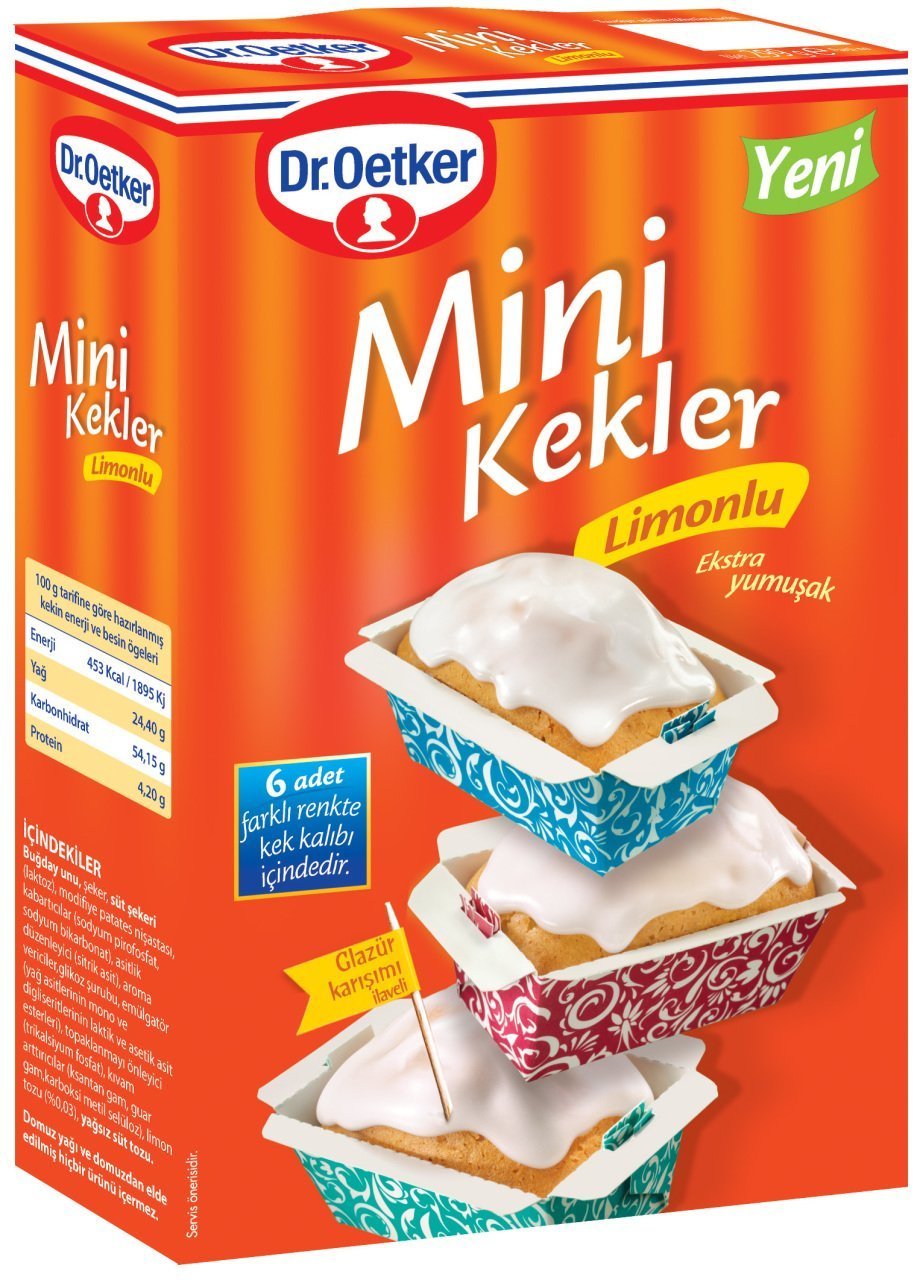 Dr.Oetker Mini Kekler Limonlu 299 gr