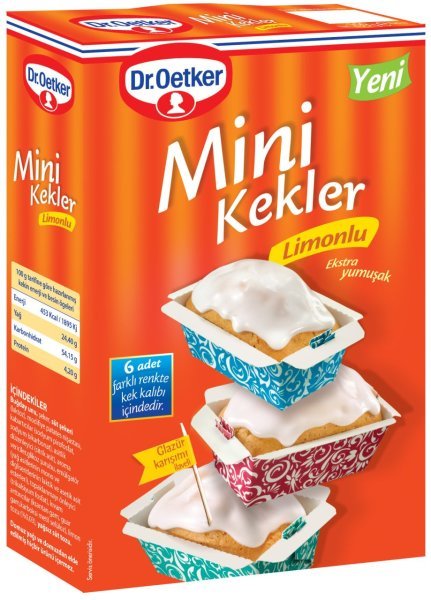 Dr.Oetker Mini Kekler Limonlu 299 gr