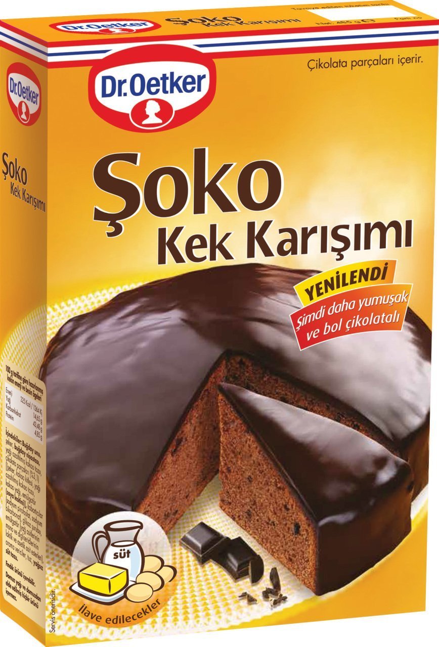 Dr.Oetker Şoko Kek Karışımı 485 gr