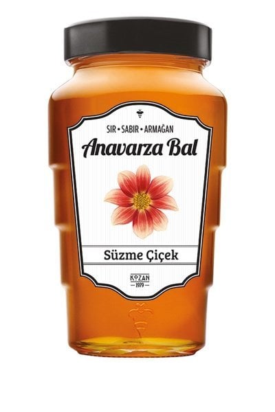 Anavarza Kavanoz Süzme Çiçek Bal 850 gr