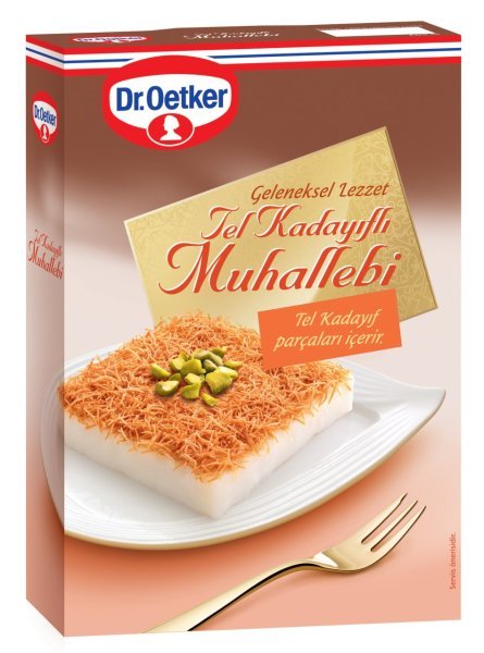 Dr.Oetker Geleneksel Lezzet Tel Kadayıflı Muhallebi 220 gr