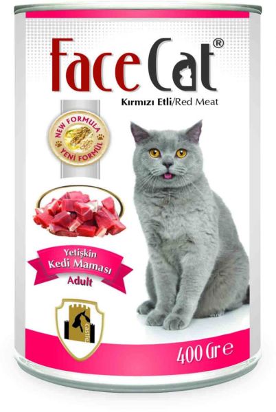 FaceCat Kırmızı Etli Yetişkin Kedi Maması 400 gr