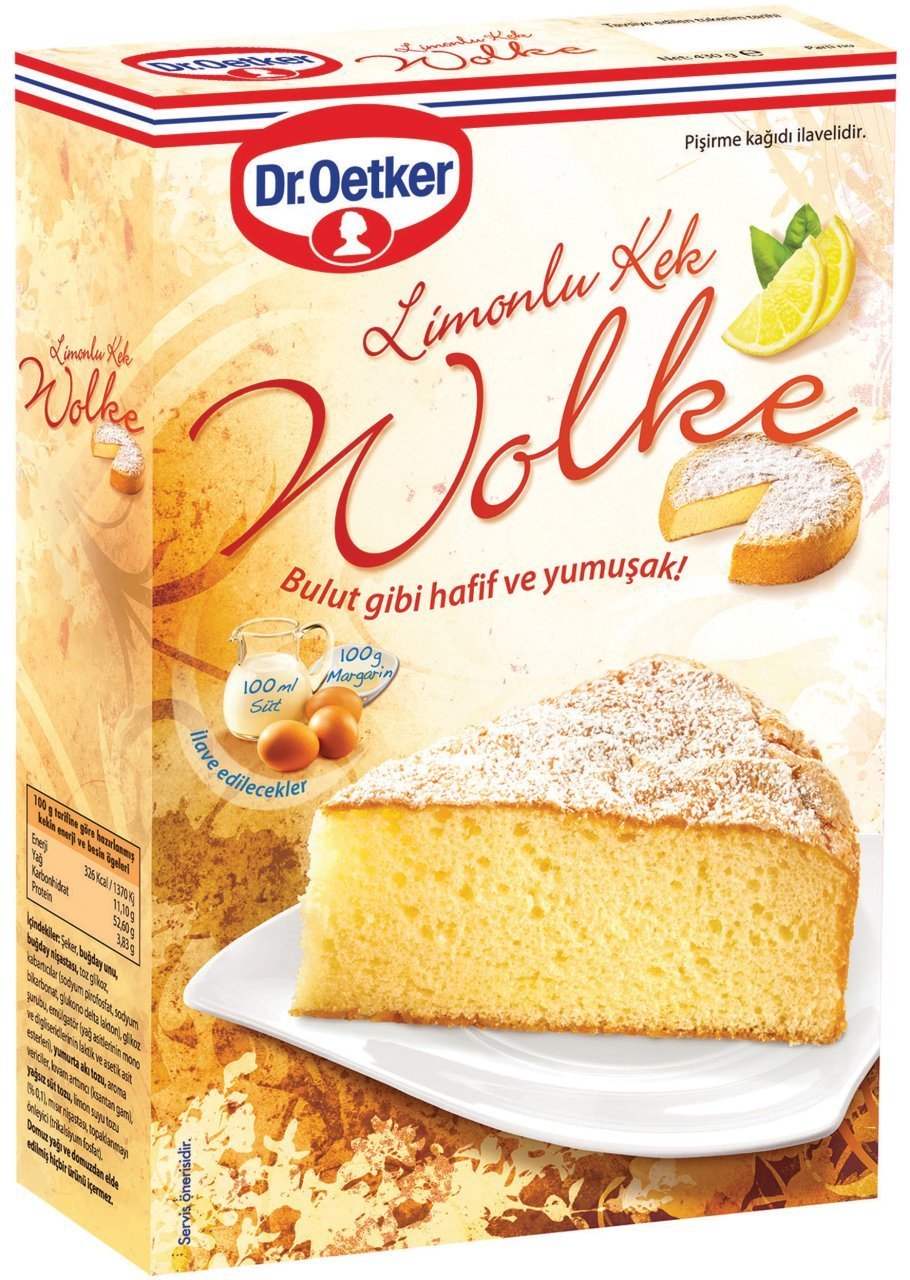 Dr.Oetker Wolke Limonlu Kek 430 gr