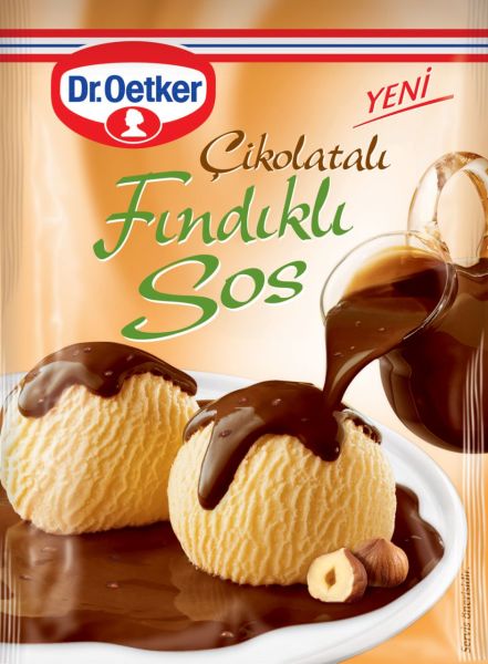 Dr.Oetker Çikolatalı Fındıklı Sos 130 gr