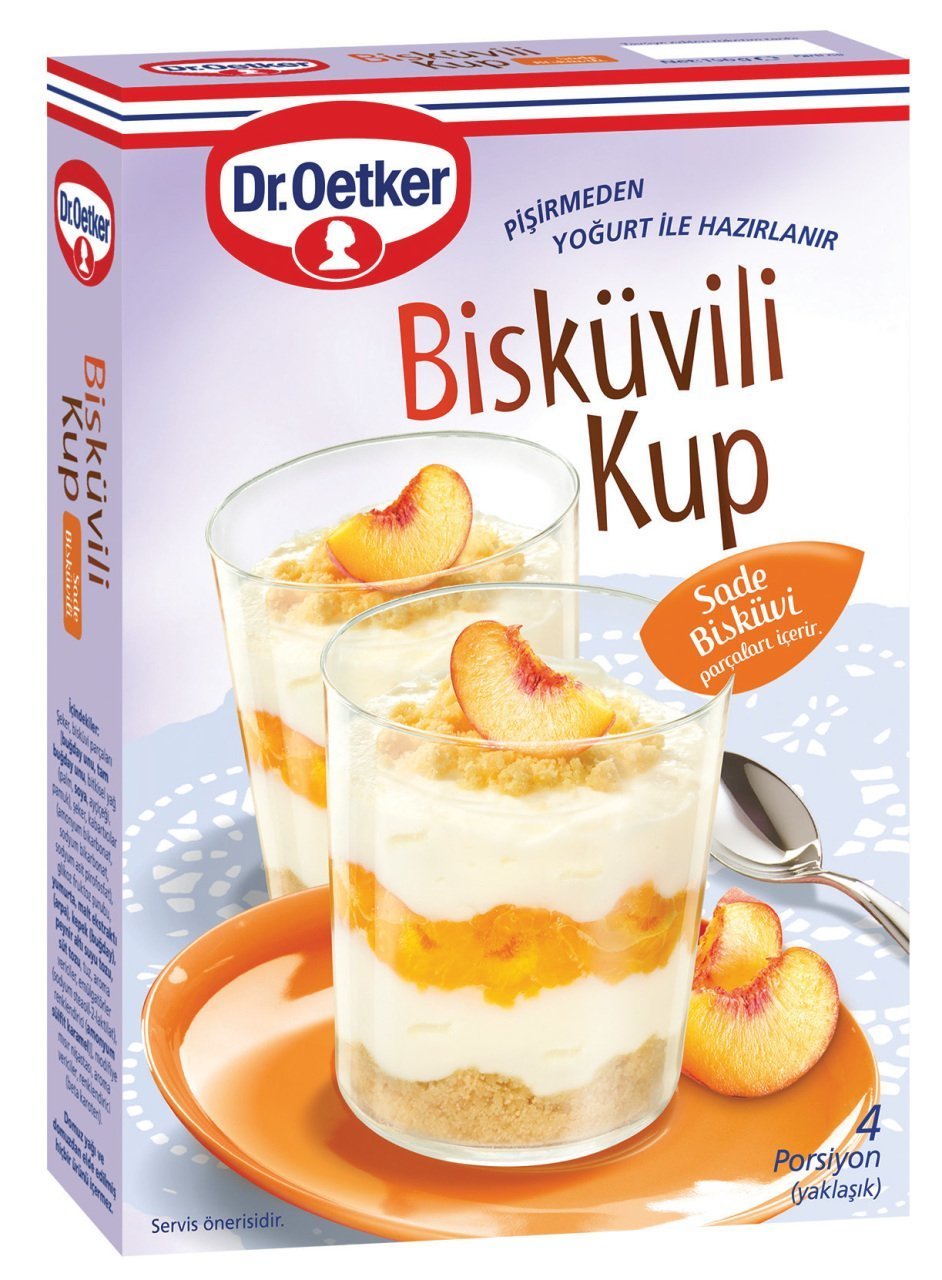 Dr.Oetker Bisküvili Kup Sade 156 gr