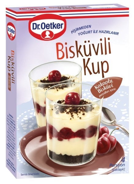 Dr.Oetker Bisküvili Kup Kakaolu 156 gr