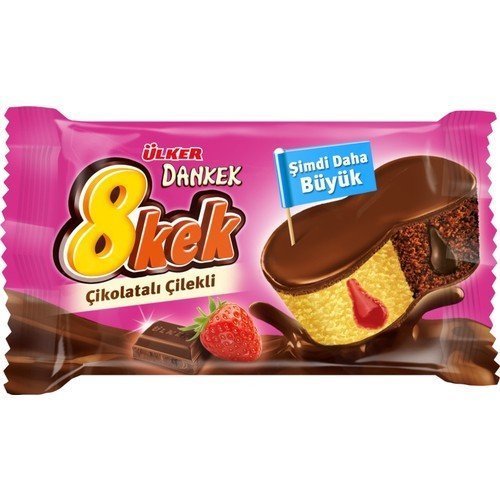 Ülker Dankek 8Kek Çikolatalı Çilekli 55 gr
