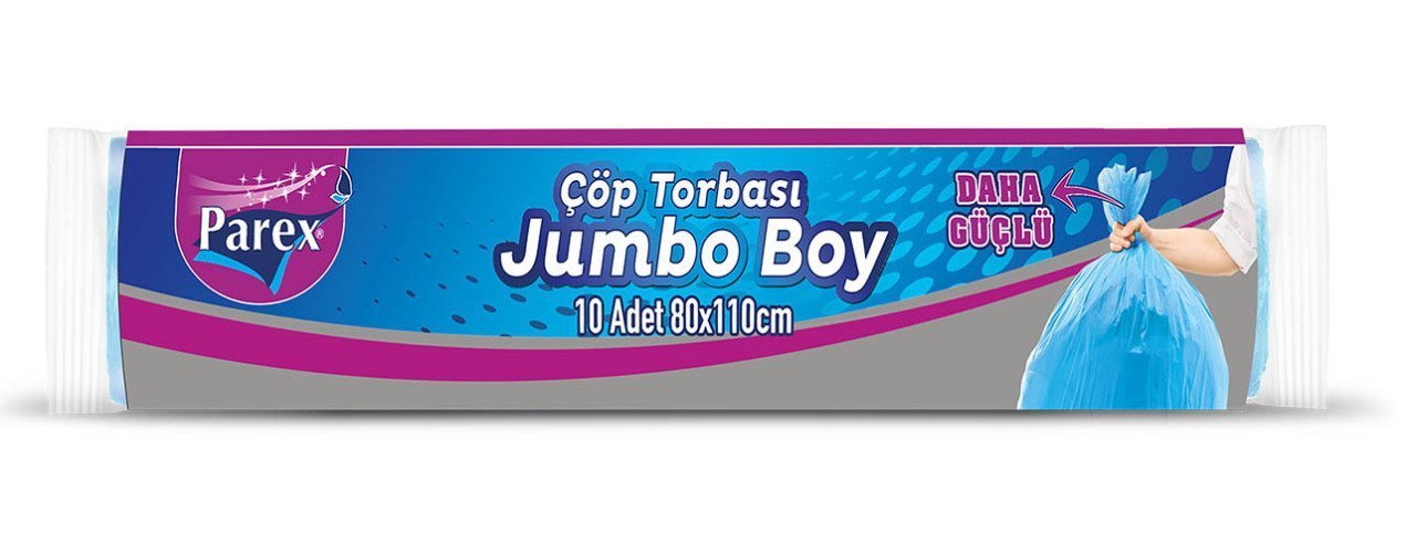 Parex Çöp Torbası Jumbo Boy 10 Adet