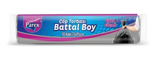 Parex Çöp Torbası Battal Boy 10 Adet