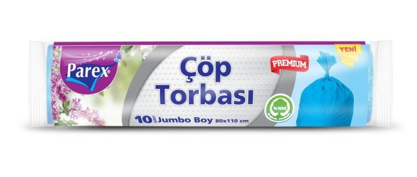 Parex Premium Çöp Torbası Jumbo Boy 10 Adet
