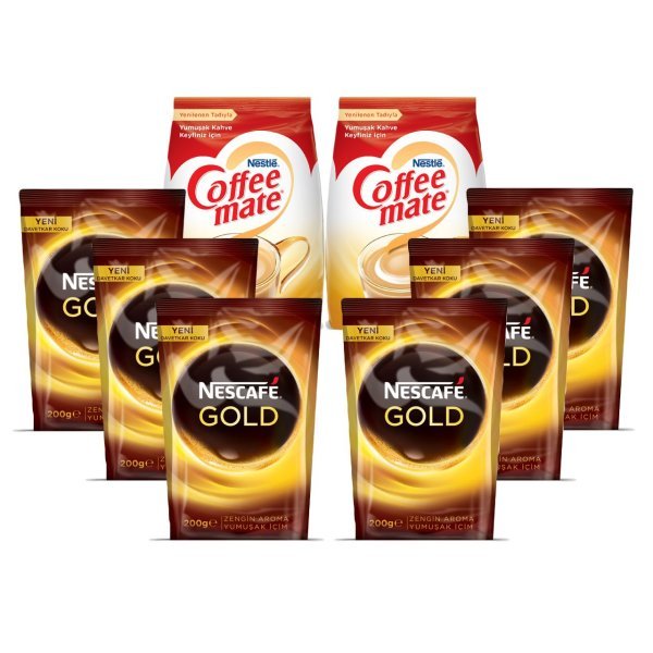 Nescafe Gold 1200 gr + Coffee Mate 1000 gr