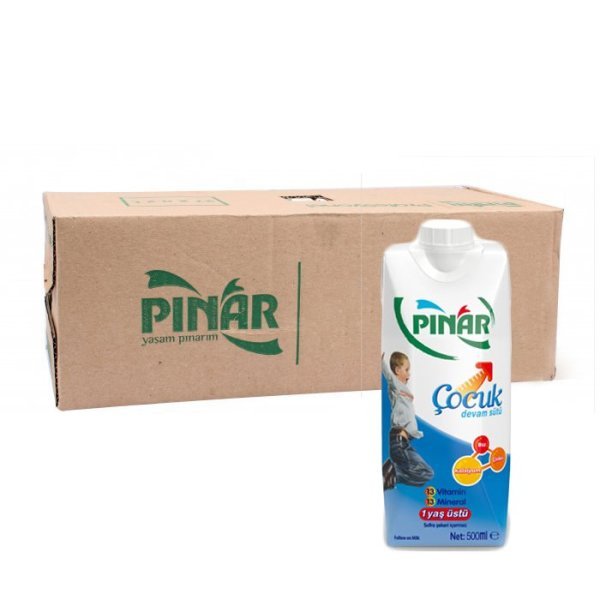 Pınar Çocuk Devam Sütü 500 ml x 12 Adet