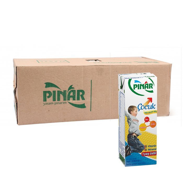 Pınar Çocuk Ballı Devam Sütü 200 ml x 27
