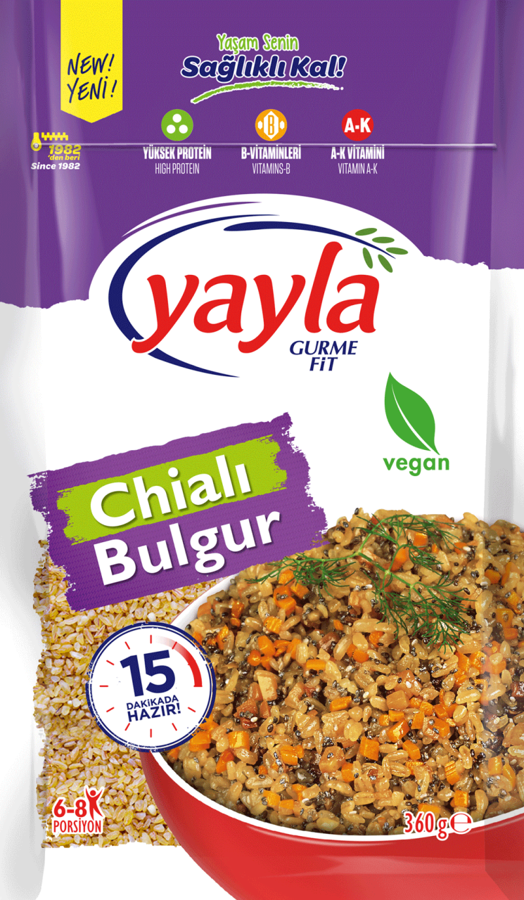 Yayla Gurme Fit Chialı Bulgur 360 gr