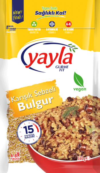 Yayla Gurme Fit Karışık Sebzeli Bulgur 360 gr