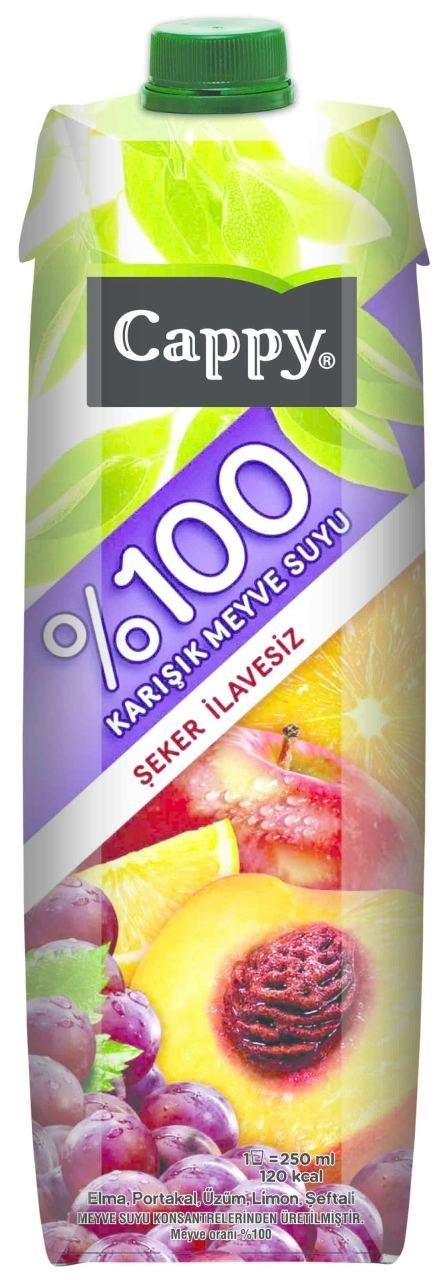 Cappy %100 Karışık Meyve Suyu 1 lt