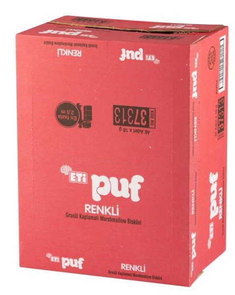 Eti Puf Granül Renkli 18 gr x 48 Adet