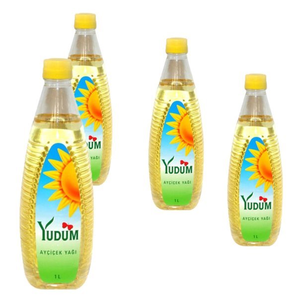 Yudum Ayçiçek Yağı 1 lt x 4 Adet