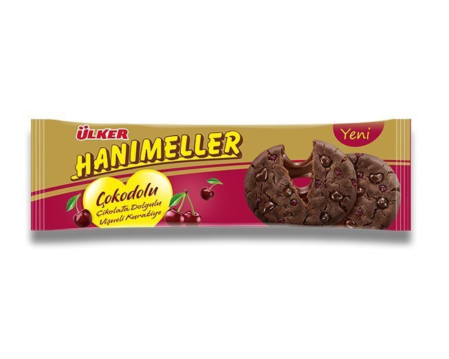 Ülker Hanımeller Çokodolu Vişneli Kurabiye 90 gr