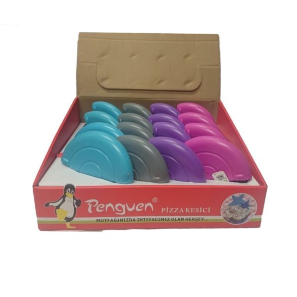 Penguen 1738 Pizza Kesici Mor