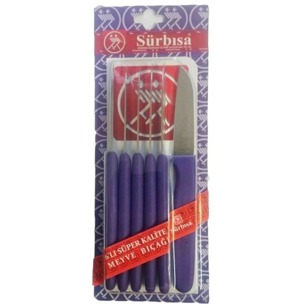 Sürbısa Meyve Bıçağı Koyu Mor 61007