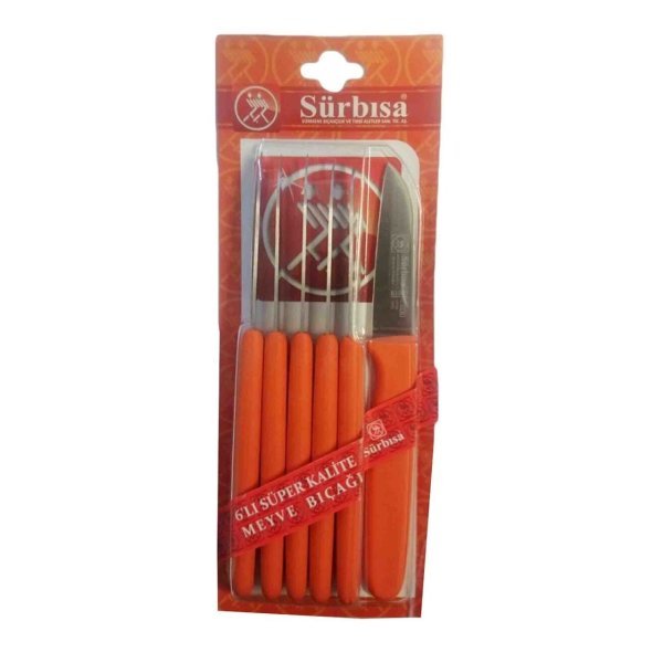 Sürbısa Meyve Bıçağı Turuncu 61007