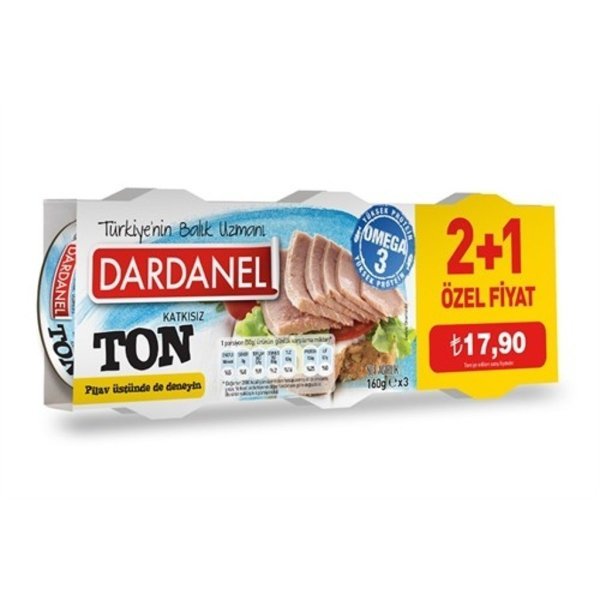 Dardanel Ton Balığı 160 gr x 3