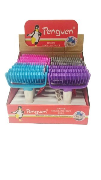 Penguen 1744 Hamur Şekillendirme Aleti Düz Pembe