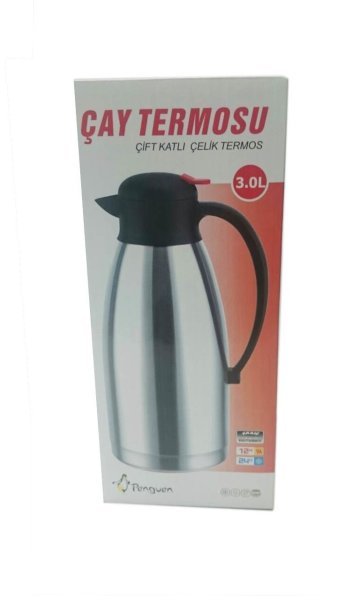 Penguen 1300B Çift Katlı Termos 3 lt