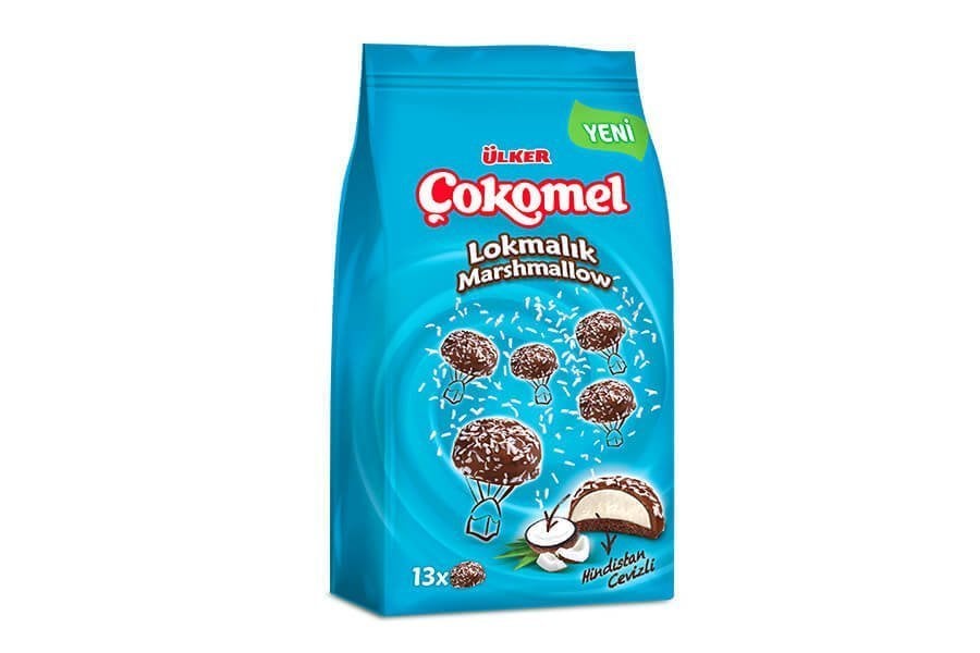 Ülker Çokomel Lokmalık Marshmallow Hindistan Cevizli 91 gr