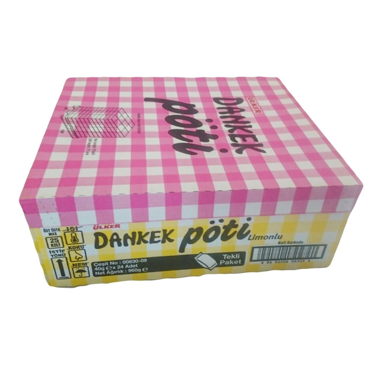 Ülker Dankek Pöti Limonlu 40 gr x 24 Adet