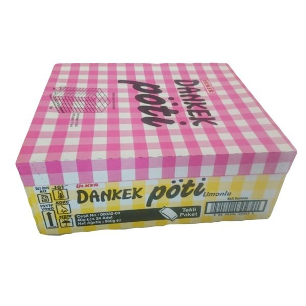 Ülker Dankek Pöti Limonlu 40 gr x 24 Adet