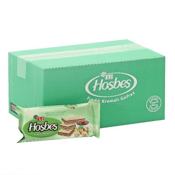 Eti Hoşbeş Fındık Kremalı Gofret 142 gr x 20 Adet