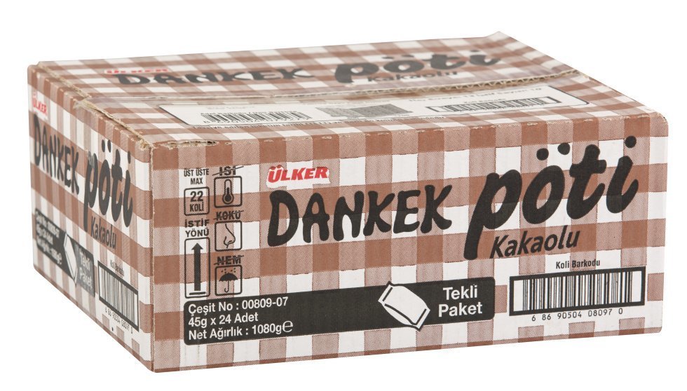 Ülker Dankek Pöti Kakaolu 40 gr x 24 Adet