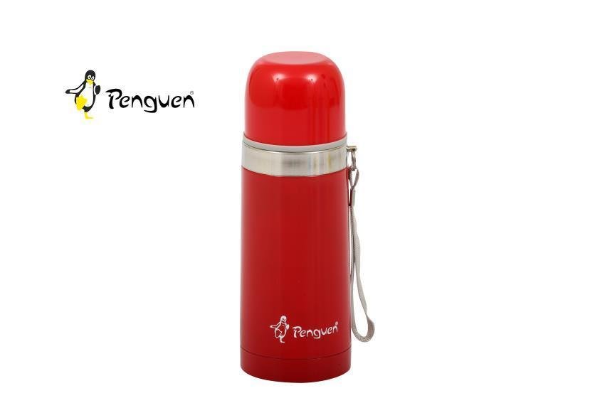 Penguen 1035D Çift Katlı Çelik Termos 350 ml Kırmızı