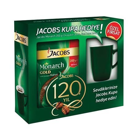 Jacobs Monarch Gold Kahve 200 gr Kupa Hediyeli
