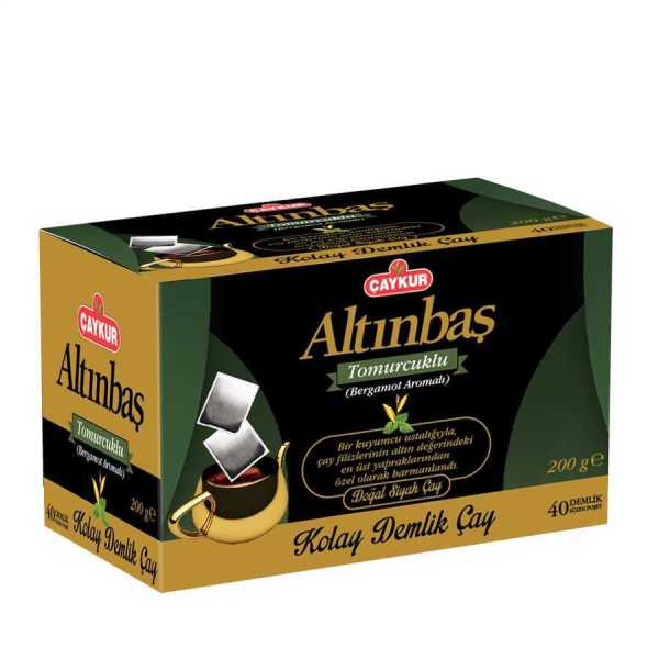 Çaykur Altınbaş Bergamot Aromalı Demlik Poşet Çay 200 gr